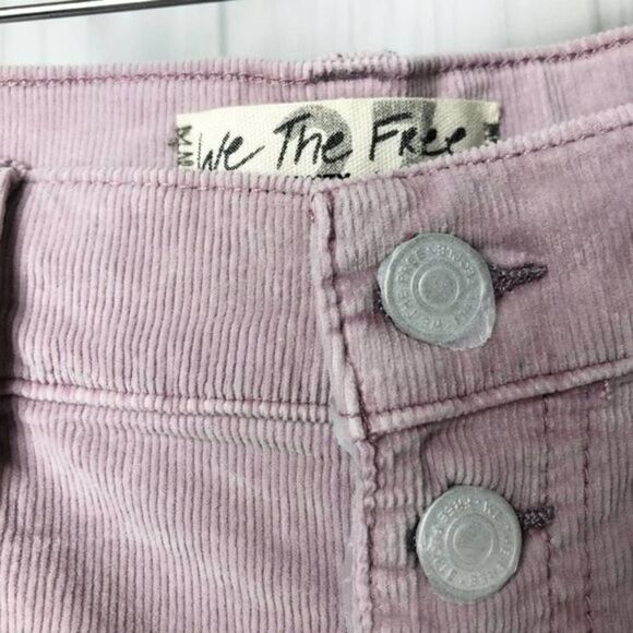 FREE PEOPLE Sunchaser Lavender Corduroy Pants - Picture 4 of 7